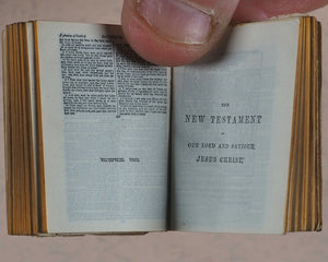 Holy Bible Containing The Old And New Testaments: Translated Out Of The Original Tongues. >>MINIATURE BRYCE BIBLE<< David Bryce & Son. Glasgow. 1901.