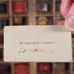 Georgian Almanack 1790-PROVENANCE NATHANIEL JARMAN- IN CONTEMPORARY RED LEATHER CASED POCKETBOOK.
