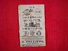 Load image into Gallery viewer, State Lottery Rebus. Published by Joseph Bish and his agent S.Jolliffe, Druggist, Crewkerne [Somerset]. Circa 1815.
