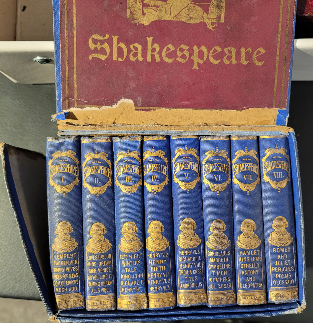The Illustrated Pocket Shakespeare [2 set]     Eight volumes, bound in blue buckram