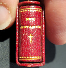 Load image into Gallery viewer, New Testament. c1896     Bound in red leather with gilt edges
