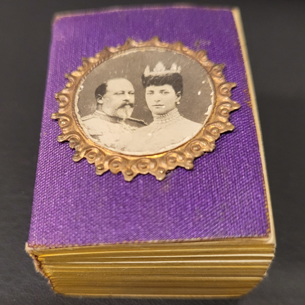 The Coronation Bible, c1902  The Holy Bible Containing the Old and New Testaments Translated out of the Original Tongues... by His Majesty's Special Command.  Bound in purple cloth