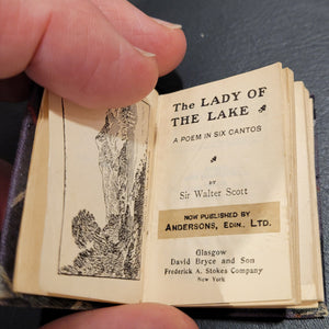 Sir Walter Scott's The Lady of the Lake. A Poem In Six     Cantos. c1905