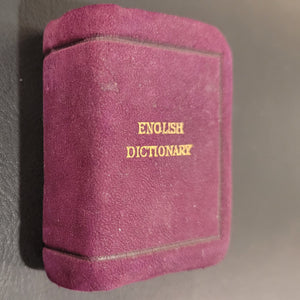 Bryce's Thumb English Dictionary. c1898. Published by David Bryce & Co.