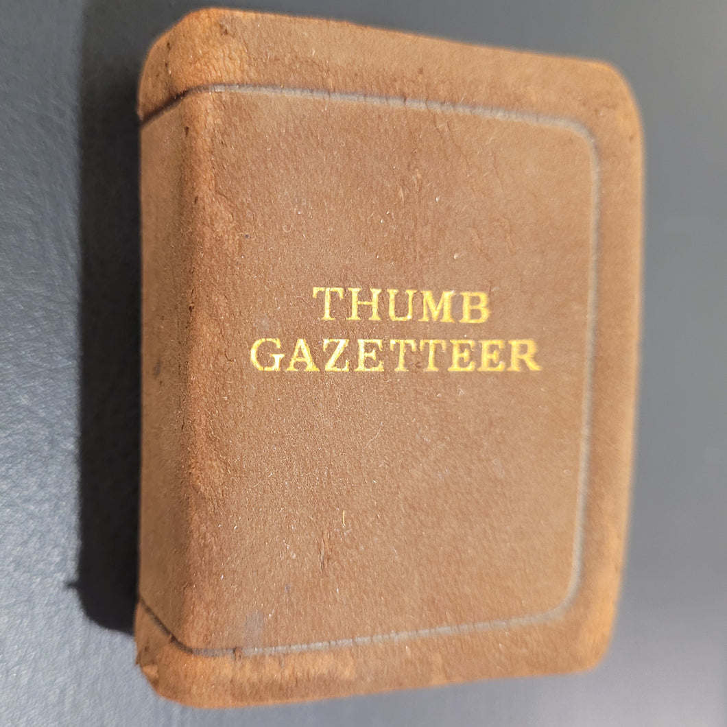 Bryce's Thumb Gazeteer of the World c1893. Published by David Bryce & Co.