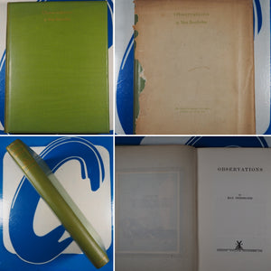 Observations. BEERBOHM, Max. Published by LondonWilliam Heinemann Limited., 1926 Hardcover