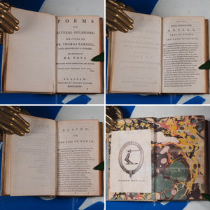 Poems on several occasions written by Dr. Thomas Parnell Late Arch Deacon of Clogher: and Published by Mr. Pope Enlarged with Variations and Poems >NEAR MINIATURE EDWARDS OF HALIFAX BINDING< Parnell, Dr. Thomas. Publication Date: 1777