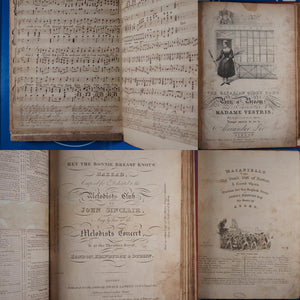 Mrs. Mary Blyth's Music. [Compendium of Georgian Songs] Publication Date: 1825 Condition: Good