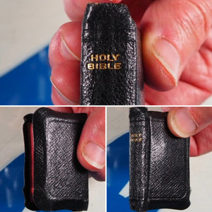Holy Bible containing the Old and New Testaments.>>MINIATURE BOOK<< [MINIATURE COMPLETE HOLY BIBLE with SHAKESPEARE FAMILY RECORDS. Publication Date: 1919 Condition: Very Good.