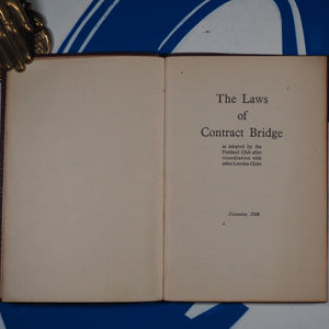 The Laws of Contract Bridge, as adopted by the Portland Club after consultation with other London clubs, December 1929.