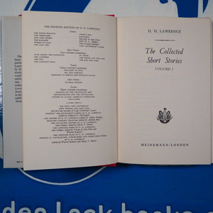 Collected Short Stories [Of] D.H. Lawrence. By Lawrence, D. H. (David Herbert), 1885-1930 USED HARDCOVER Condition Very Good+/Very Good-