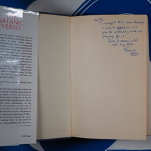 Load image into Gallery viewer, The Satanic Verses. [FIRST EDITION, 1ST IMPRESSION] Rushdie, Salman.ISBN 10: 0670825379 / ISBN 13: 9780670825370 Published by The Viking Press, London, 1988 Condition: Very Good Hardcover
