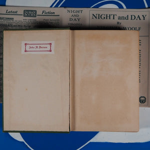 Night and Day. Woolf, Virginia. Condition: Near Fine