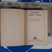 Load image into Gallery viewer, Night and Day. Woolf, Virginia. Condition: Near Fine
