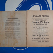 Load image into Gallery viewer, [NEWGATE GAOL AUCTION CATALOGUE] Newgate Prison. Interesting Sale by Auction of Historic Relics of the Old Gaol. A Catalogue .Sold by Auction . . . On the Premises as above, On Wednesday, Feb. 4th, 1903 Publication Date: 1903 Condition: Fair
