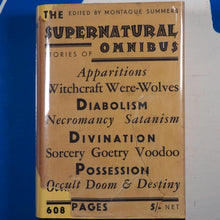 Load image into Gallery viewer, The Supernatural Omnibus Montague Summers (Editor). Publication Date: 1931 Condition: Near Fine
