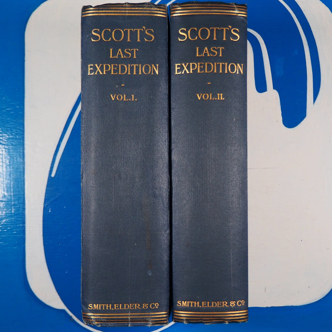 Scott's Last Expedition in Two Volumes. Scott, Captain R F. Published by Smith Elder & Co - 2nd & 3rd Edition, 1913 Hardcover