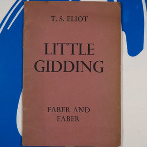 Little Gidding. Eliot, T. S. Published by Faber, UK, 1942. Condition: Very good. Soft cover