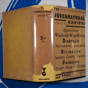The Supernatural Omnibus Montague Summers (Editor). Publication Date: 1931 Condition: Near Fine