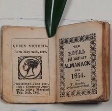Load image into Gallery viewer, Royal Miniature Almanack for 1854. &gt;&gt;RARE MINIATURE ALMANAC&lt;&lt; Publication Date: 1854 Condition: Good. &gt;&gt;MINIATURE BOOK&lt;&lt;
