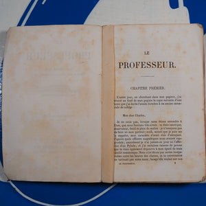 LE PROFESSEUR. CURRER BELL auteur de Jane Eyre , Shirley, Villette, etc. Henriette Loreau (Translator). Publication Date: 1858 Condition: Very Good