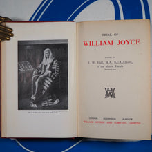 Load image into Gallery viewer, Trial of William Joyce. HALL , J.W. ( editor) Published by William Hodge, 1946 Condition: Very Good Hardcover
