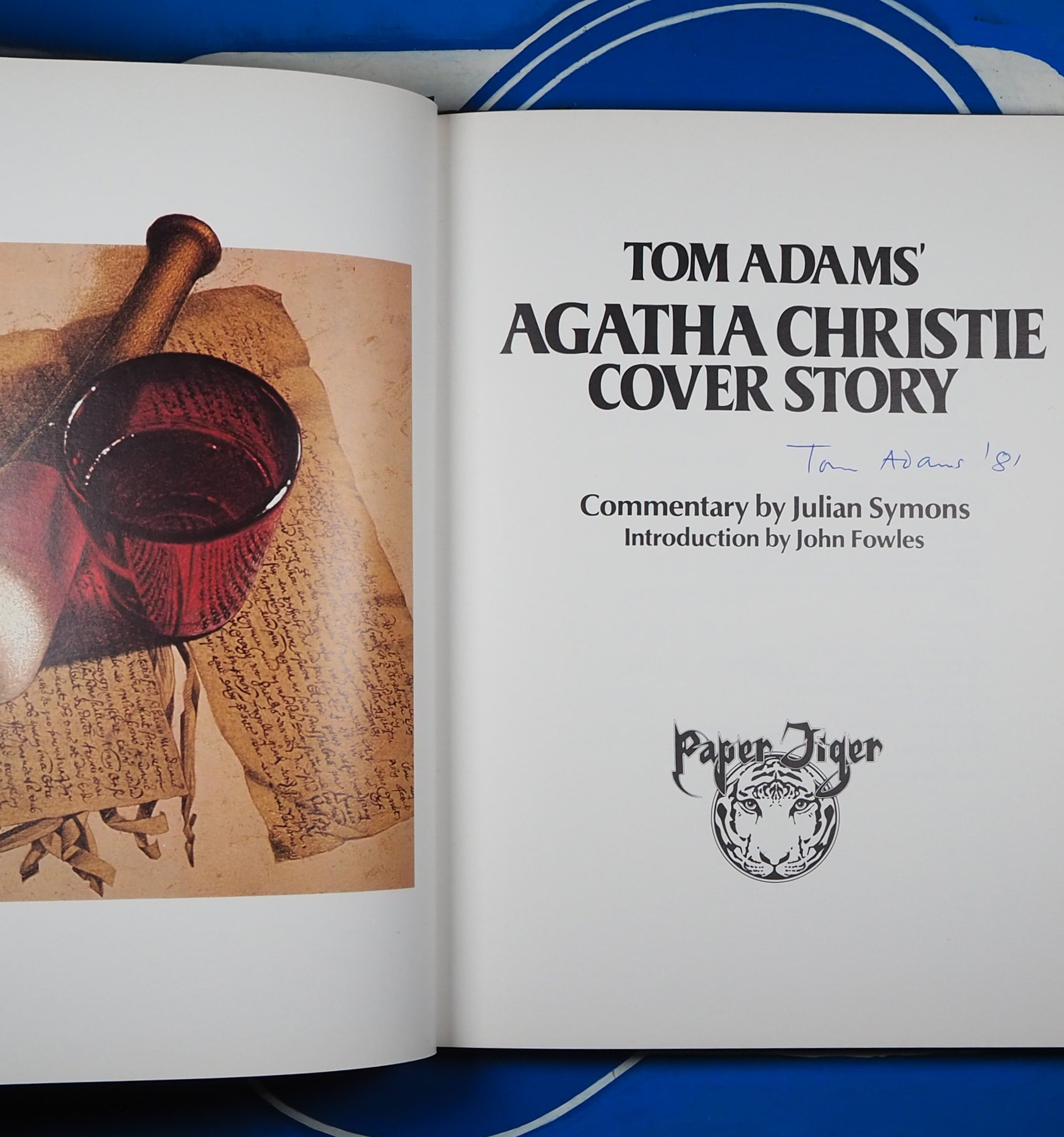 Tom Adams' Agatha Christie cover story. >>SIGNED BY