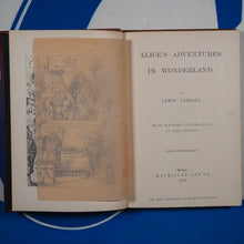 Load image into Gallery viewer, Alice&#39;s Adventures in Wonderland. Carroll, Lewis (Dodgson, Charles Lutwidge). Publication Date: 1870 Condition: Very Good
