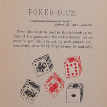 Load image into Gallery viewer, The Gentlemen&#39;s Hand-Book on Poker by &quot;Florence&quot; William Jermyn Florence. Publication Date: 1892 Condition: Very Good
