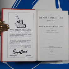 Load image into Gallery viewer, Dundee Directory 1942-1942. Including Monifieth, Carnousite, Newport, Tayport and the rural district in the vicinity of Dundee. Dundee, Nurns &amp; Harris. 1941. In very good  condition.
