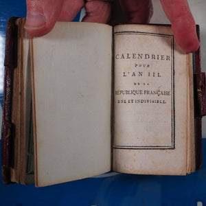 Apologie de la Tendresse ou le pouvoir de l'amitie. [with three other publications bound in] Publication Date: 1794 CONDITION: VERY GOOD >>NEAR MINIATURE<<