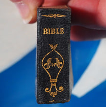 Load image into Gallery viewer, Bible in Miniature or a Concise History of both Testaments. &gt;&gt;MINIATURE BOOK/THUMB BIBLE&lt;&lt; Publication Date: 1845 CONDITION: VERY GOOD
