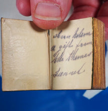 Load image into Gallery viewer, Bible in Miniature or a Concise History of both Testaments. &gt;&gt;MINIATURE BOOK/THUMB BIBLE&lt;&lt; Publication Date: 1845 CONDITION: VERY GOOD
