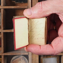 Load image into Gallery viewer, Diamond Text Book. &gt;&gt;MINIATURE BOOK FROM C.1840&lt;&lt; Publication Date: 1840 CONDITION: FAIR
