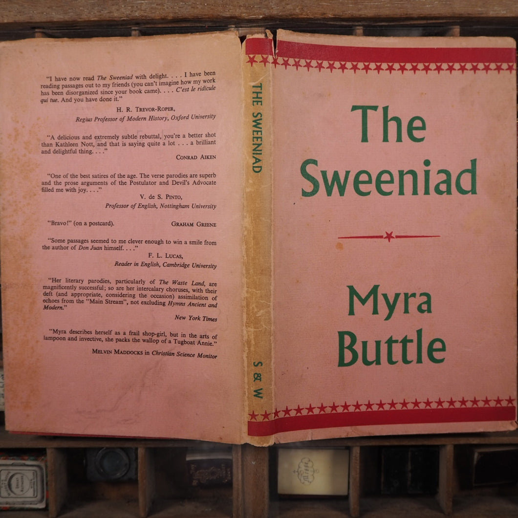 The Sweeniad. Buttle, Myra.  Published by Secker & Warburg, London, 1958
