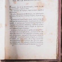 Load image into Gallery viewer, Maximes et Reflexions Morales. La Rochefoucauld, Francois Duc de. Publication Date: 1827 CONDITION: VERY GOOD
