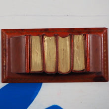 Load image into Gallery viewer, ATTRACTIVE DESK SET OF FOUR LEATHER-BOUND LILLIPUT DICTIONARIES (ENGLISH, FRENCH AND GERMAN). BY PROF. WERSHOVEN. &gt;&gt;MINIATURE BOOK&lt;&lt;
