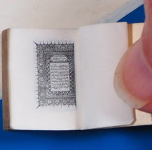 Load image into Gallery viewer, MINIATURE KORAN or QUR&#39;AN, IN ARABIC, IN SILVER CASE. Publication Date: c.1890 Condition: Very Good. &gt;&gt;MINIATURE BOOK&lt;&lt;
