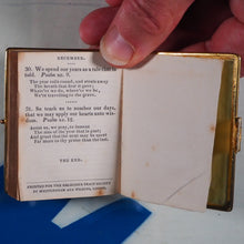 Load image into Gallery viewer, Daily Texts with verses of hymns.Adapted for general use &amp; suited for every year. &gt;150 YEAR-OLD MINIATURE BOOK&lt; Publication Date: 1870 Condition: Very Good
