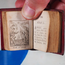 Load image into Gallery viewer, Bible in Miniature or a Concise History of both Testaments. Publication Date: 1807 Condition: Very Good. &gt;&gt;MINIATURE BOOK&lt;&lt;
