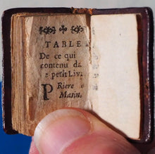 Load image into Gallery viewer, Exercice du Chretien [early 18th century miniature book]. Publication Date: 1737 Condition: Very Good. &gt;&gt;MINIATURE BOOK&lt;&lt;
