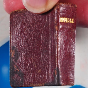 Bible in Miniature or a Concise History of both Testaments. >>MINIATURE BOOK/THUMB BIBLE<< Publication Date: 1845 Condition: Very Good