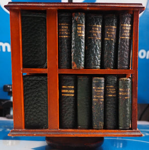 Complete Works. [Large revolving bookcase] >>MINIATURE BOOKS<< SHAKESPEARE, WILLIAM. Published by David Bryce & Son.: 1904