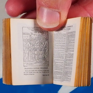 Holy Bible Containing The Old And New Testaments: Translated Out Of The Original Tongues >>MINIATURE BOOK<< Publication Date: 1901