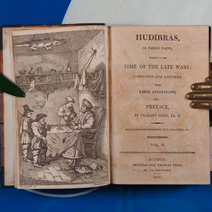 Hudibras, in Three Parts, Written in the Time of the Late Wars: Corrected and Amended with Large Annotations, and a Preface. Zachary Grey (1688 -1766) after Samuel Butler (1613-1680). Publication Date: 1810 Condition: Very Good