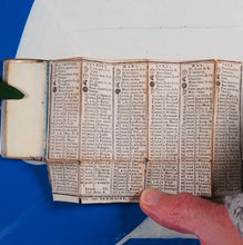 Load image into Gallery viewer, Demoraine Almanac 1811 &gt;&gt;MINIATURE BOOK WITH DE-LUXE BINDING&lt;&lt; Publication Date: 1810 CONDITION: VERY GOOD
