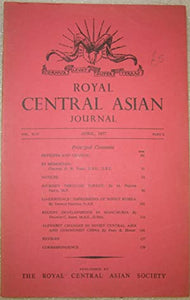 Royal Central Asian Society Journal, Vol XLIV, April 1957, Part II
