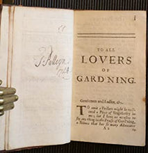 Load image into Gallery viewer, The young gard&#39;ner&#39;s director :Furnishing him with instructions for planting and sowing, whatsoever trees or seeds have been thought worthy of care, in a garden or orchard.... Directions for the Management of Bees...S[tevenson] (H[enry])
