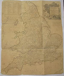 Kitchin's enlarged map of the Roads of England & Wales with the exact distances by the Mile Stones between town and town Kitchin (Thomas) Publication Date: 1789 Condition: Good