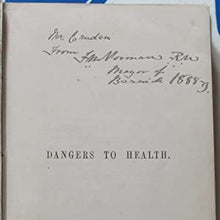 Load image into Gallery viewer, DANGERS TO HEALTH: A Pictorial Guide to Domestic Sanitary Defects. T. Pridgin Teale Publication Date: 1881 Condition: Good
